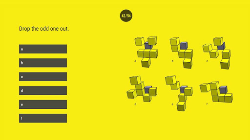 IQ Test & Training Screen 2