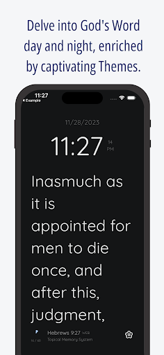 Bible Clock - Memory Verse Screen 2