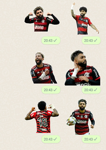 Figurinhas do GabiGol Screen 3