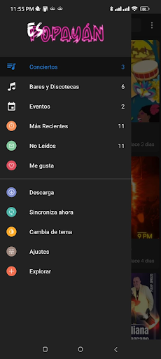 Android application Es Popayán screenshort