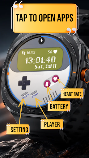 Retro Handheld Watch Face A110 screenshot 1