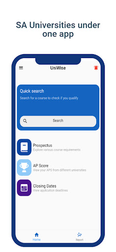 Android application UniWise: University Prospectus screenshort