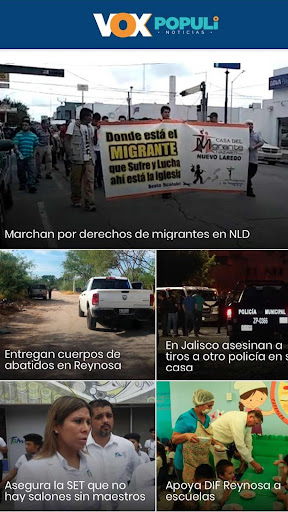 Android application Vox Populi Noticias screenshort