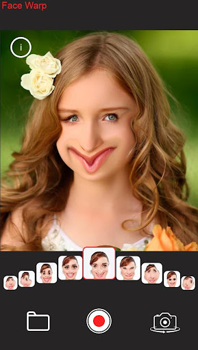 Android application Face Warp - Funny Photo Editor screenshort