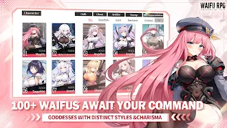 Game screenshot Goddess of Fate: Waifu RPG hack