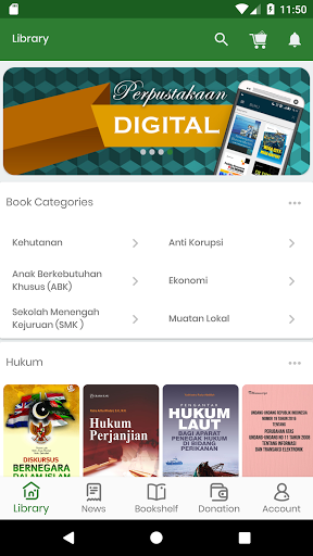 Android application Darul Kutub screenshort