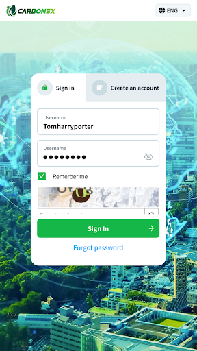 Android application Carbonex screenshort