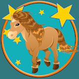 horses and games for kids icon