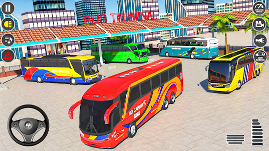 Euro Bus Driving Coach Game 3D