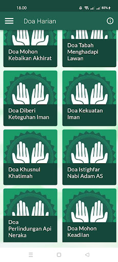 Android application Doa Sehari Hari Lengkap screenshort