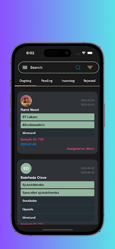 Android application VardChatt screenshort