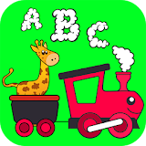 Kids animal ABC train games icon