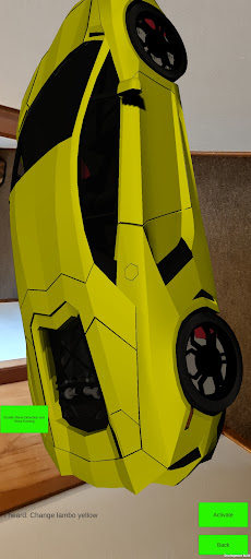 Android application AR Car Performance screenshort
