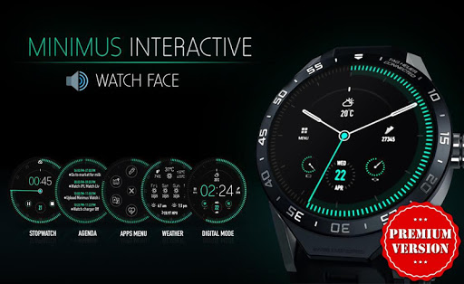 Android application Minimus Watch Face screenshort