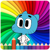 coloring gumbal games icon