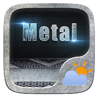 Metal GO Weather Widget Theme