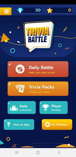 Trivia Battle! Screen 2