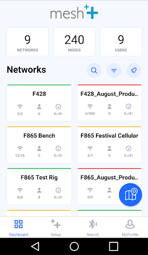 Android application Mesh++ screenshort