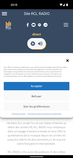 RCL Radio - Made in Vendée Screen 3