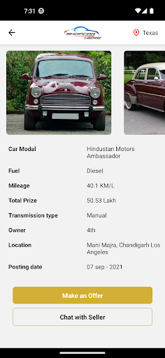Shop Car Here Screen 2