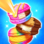 Cover Image of 下载 Rainbow Ice Cream Sandwiches  APK