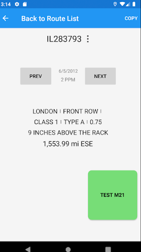 Android application LeakDAS Mobile 9 screenshort