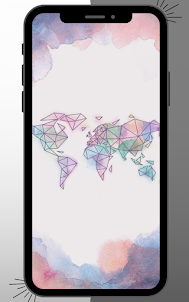 Papel tapiz de mapa mundial