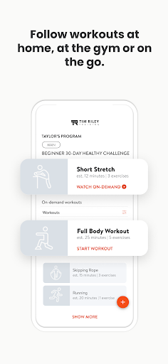 TimRileyTraining Screen 3