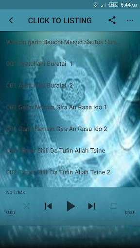 Android application Malam Kabiru Gombe Audio mp3 screenshort