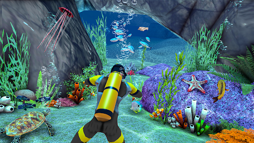 Android application Scuba Diver Underwater Rescue screenshort