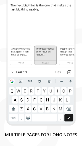 CleanSlate — Writing App Screen 3