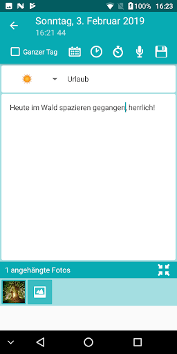 Tagebuch Chronik Journal Screen 3