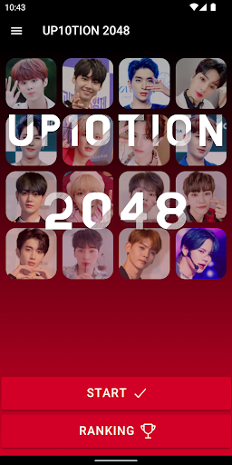 Android application UP10TION 2048 Game screenshort
