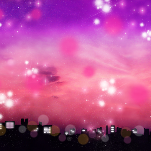 City Sunset Wallpaper logo