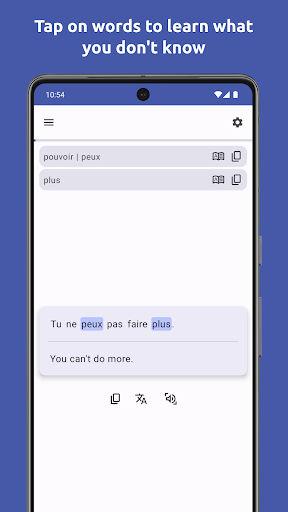 Android application Vocaber: Granular Flashcards screenshort