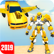 Flying Grand Robot Car Transform Fight 2019  for PC Windows and Mac