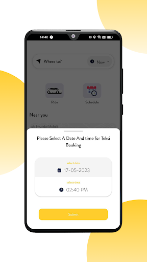 Teksi Ride Screen 2