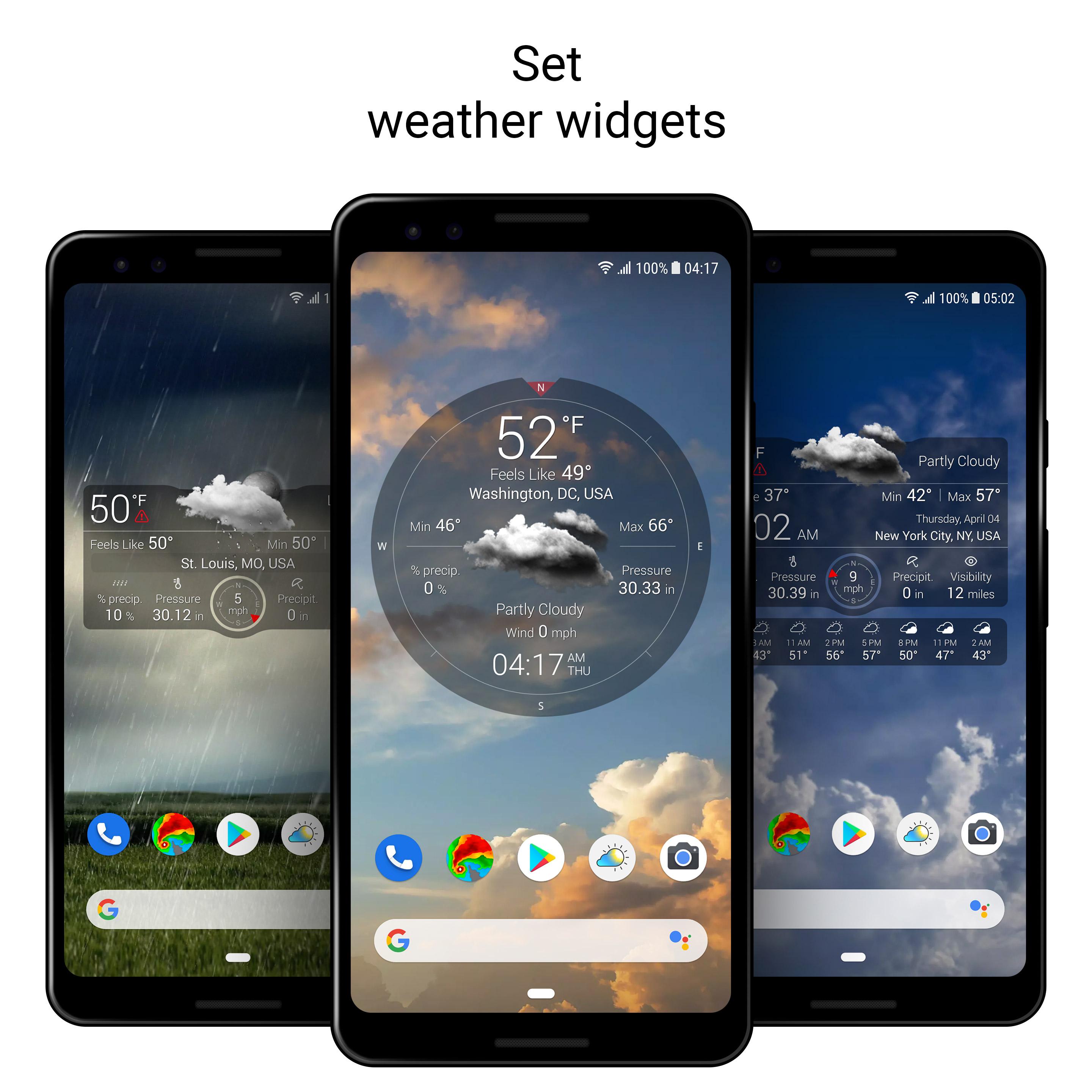 Weather Live° - Weather Widget Screen 3