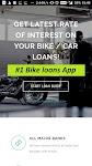 screenshot of Bike Loan EMI Calculator India