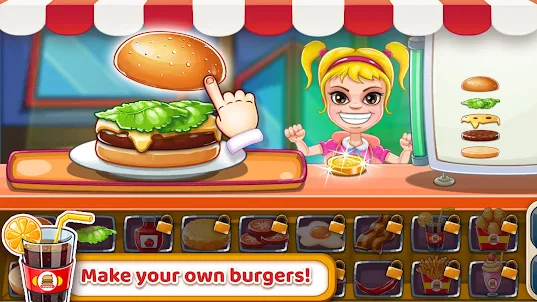 KidKat Hamburger Game for Kids