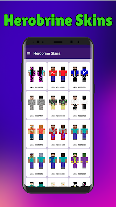 Herobrine Skins for Minecraftのおすすめ画像1