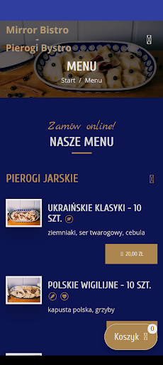 Android application Mirror Bistro screenshort