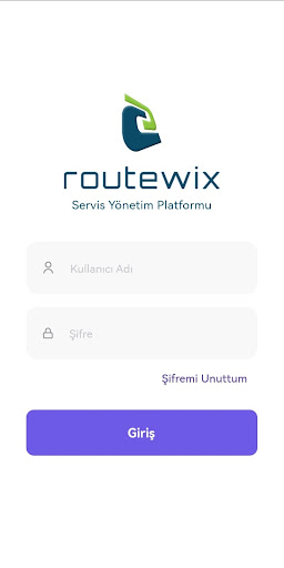 Android application Routewix Yönetici screenshort