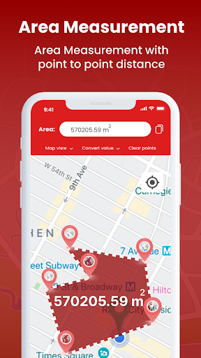 Android application GPS Fields Area Measure App screenshort