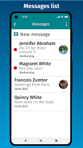 Easierphone messages Screen 2