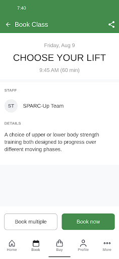 SPARC-Up Fitness Screen 3