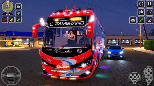 City Coach Bus -Bus Driving 3d screenshot 2