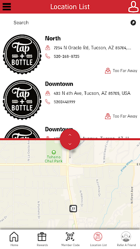 Tap & Bottle Screen 3