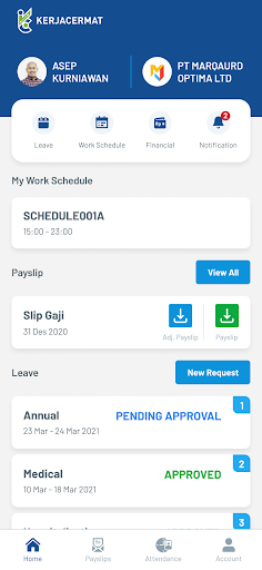 Kerjacermat Screen 2
