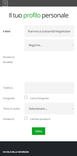 Scuola della Sicurezza Screen 3